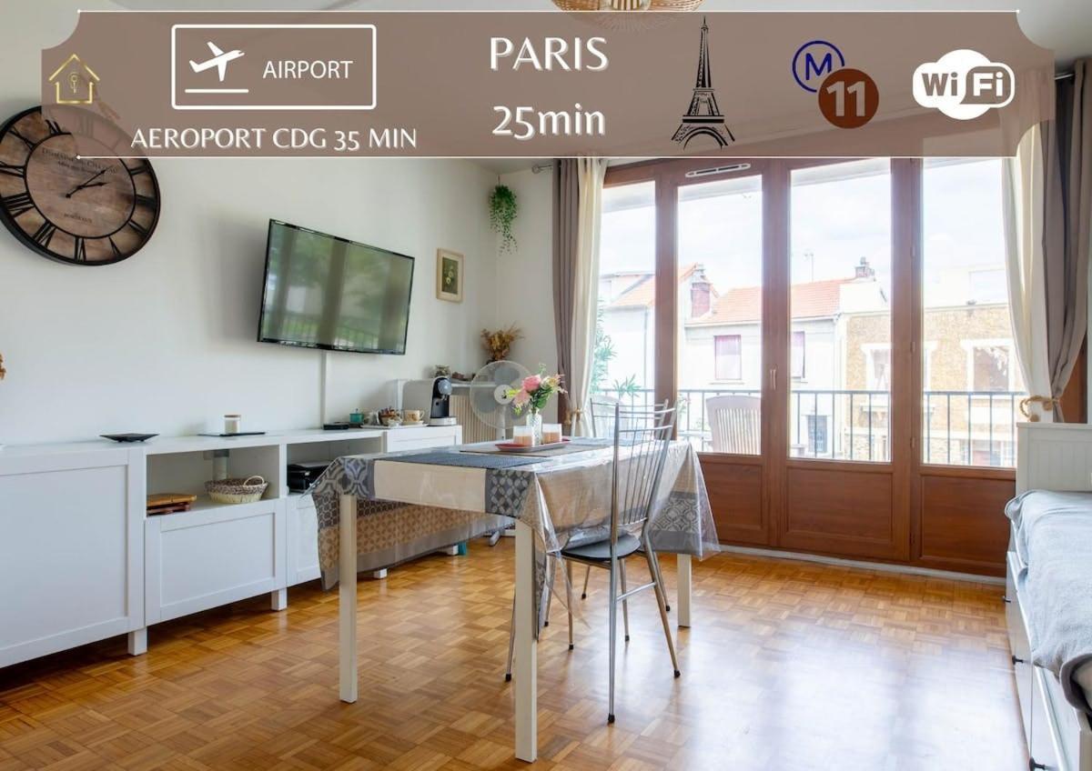 Appart Hotel - Le Nid - 25Min Paris Romainville Exteriér fotografie